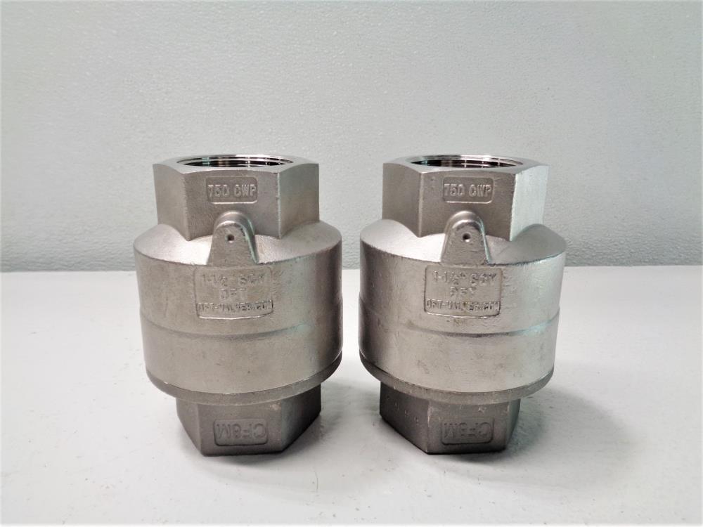 DFT 1.5" Threaded Check Valve #8373